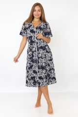 444502 Lika Dress Халат Темно-синий