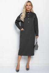 П11436 LT Collection Платье серый