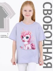513322 Апрель Футболка светло-сиреневый