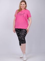 526622 Malina Костюм фуксия/чёрный