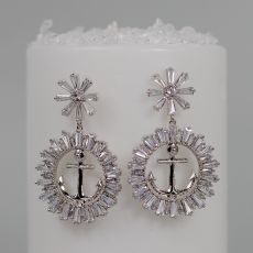 Серьги Арт. 3V-3435-W