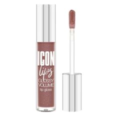 033391 LuxVisage. Блеск для губ ICON lips glossy volume с эффектом объема тон 506 Caramel Beige