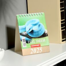 Календарь настольный, домик «Символ года 2025», 14×10 см