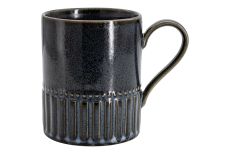 Кружка, 400 мл, фарфор P, черно-синяя, в крапинку, Black Kitchen, 62760