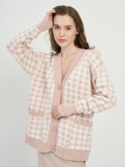 Кардиган женский 7221-14093 пудра/молоко VAY