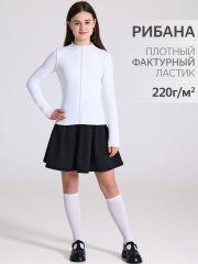 534049 Апрель Лонгслив белый