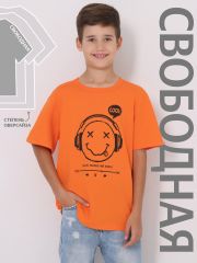 463597 Апрель Футболка оранжевый