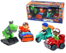 Инерционная игрушка одаренный изобретатель, 4 фигурки