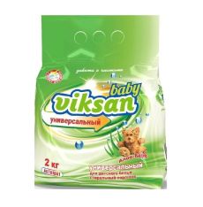 024811 Aquasun Viksan. Стиральный порошок для детского белья baby «Алоэ-Вера» автомат, 2 кг