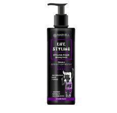 Markell Life Styling. Пенка для укладки волос суперсильная фиксация, 195 мл