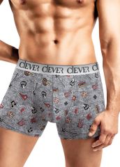 522298 CLEVER Трусы чёрный/красный