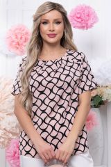 Б5762 LT Collection Блуза пыльно-розовый