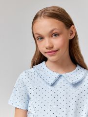 545010 Acoola Блузка светло-голубой