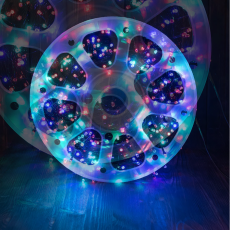 Гирлянда МИКС свечения 50М, 300LED, 7 РЕЖИМОВ, 220В