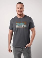 505693 CLEVER Футболка т.серый