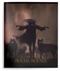 Тетрадь 48 л.Обществознание А5 кл. скреп. LOREX DEMONS INSIDE мел. карт. запечатка форзаца, фольга