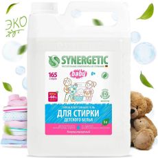 5178673 Жидкое средство для стирки Synergetic, гель, для детского белья, 5 л