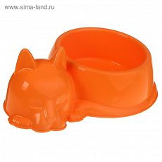 2949893 Миска для кошек, 0,5 л, микс цветов