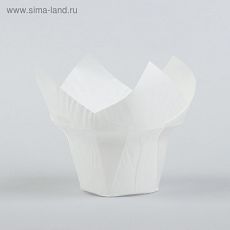 ЦЕНА ЗА 250 ШТ! 3916454 Форма для выпечки "Тюльпан", 5 х 8,5 см