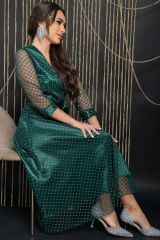 П11675 Платье LADY TAIGA Зеленое