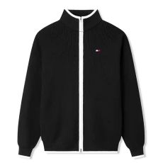 Вязаная кофта Tommy с контрастной молнией, 3 расцветки