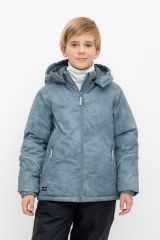 CROCKID Куртка ВК 36102/н/3 ГР (122-146) тёмный можжевельник, текстура камня