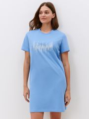 486699 Omsa Платье Azzurro (Голубой)