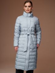 81953z серо-голубой Пуховик женский HOOPS