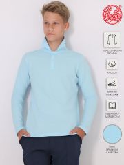 444298 Апрель Поло светло-голубой