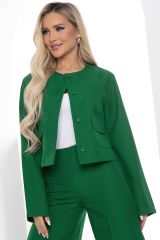 Б10261 LT Collection Жакет зелёный