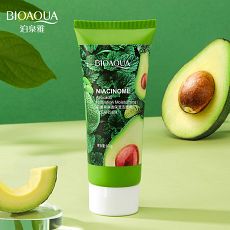 Пенка для умывания увлажняющая с никотинамидом и экстрактом авокадо от «BIOAQUA», 100 мл