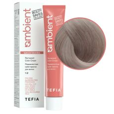 TEFIA Ambient 1017 Перманентная крем-краска для волос / Специальный блондин пепельно-фиолетовый, 60 мл