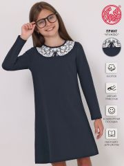 444310 Апрель Платье темно-синий