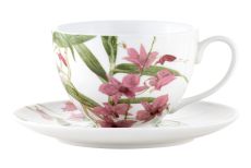 Пара чайная, 1 перс, 2 пр, 240 мл, фарфор P, белая, Розовая орхидея, Royal Botanic Gardens, 62614