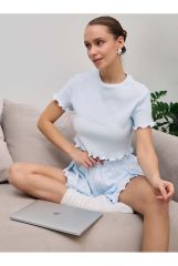 ФД028 Футболка MY Небо (св.голубой)