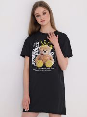 336726 Апрель Платье черный