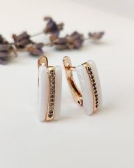 Серьги с керамикой
