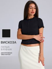 542369 Апрель Футболка черный