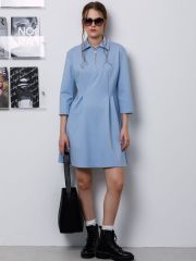 546153 Stilla Платье пастельный синий
