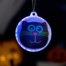 Светодиодная игрушка «Кот ведьмы» 8 см, батарейки AG13х3 (в комплекте), свечение мульти