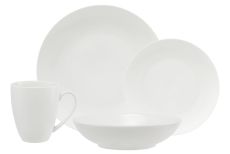 Сервиз обеденный, 4 перс, 16 пр, фарфор P, белый, White Basics, 63221