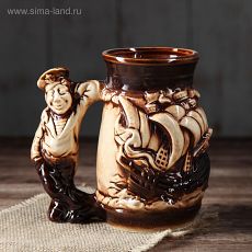 827651 Кружка для пива "Корабль" 0,6 л