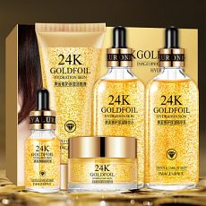 Набор IMAGES Beauty IMAGES Beauty 24K Goldfoil с частицами золота из пяти средств