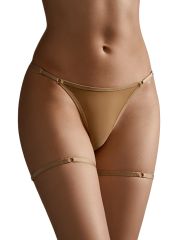 Mi 2111B Intrigo String (с подвязками), PA Minimi Трусы Nudo (Бежевый)