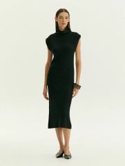 Трикотажное платье из вискозы, PL1549/melanite