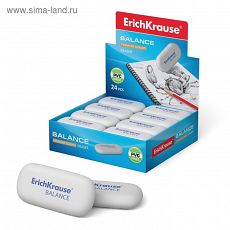 ЦЕНА ЗА 4 ШТ! 1029968 Ластик Erich Krause, BALANCE Mini, 40х22х12мм, мягкий, гипоаллергенный