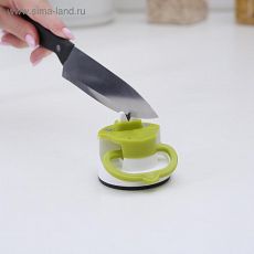 2947253 Точилка для ножей на присоске, цвет МИКС