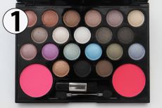 Тени для век Christian Dior 20 Color Eye Shadow 2 Color Cheek Rouge тени 20 цв. + румяна 2 цв. № 1 52 g