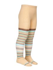 Omsa Колготки OMSA kids Collant 11P11-3 в полоску Beige (Бежевый)