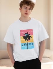 540186 VILATTE Футболка белый_sunset